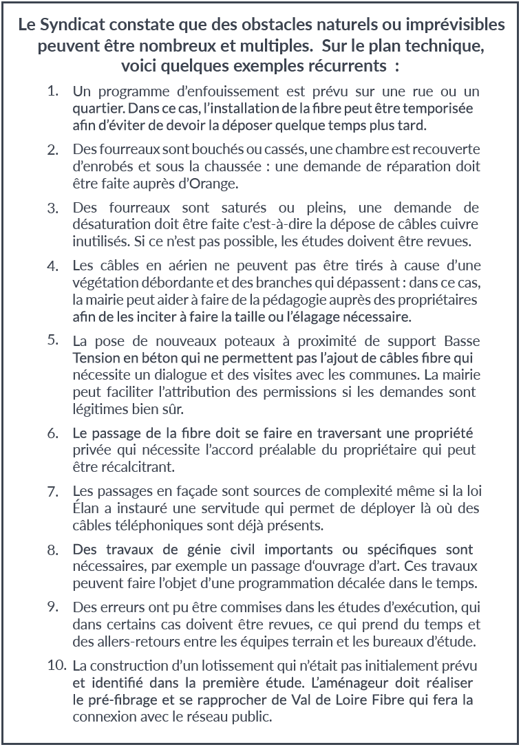 consignes fibre